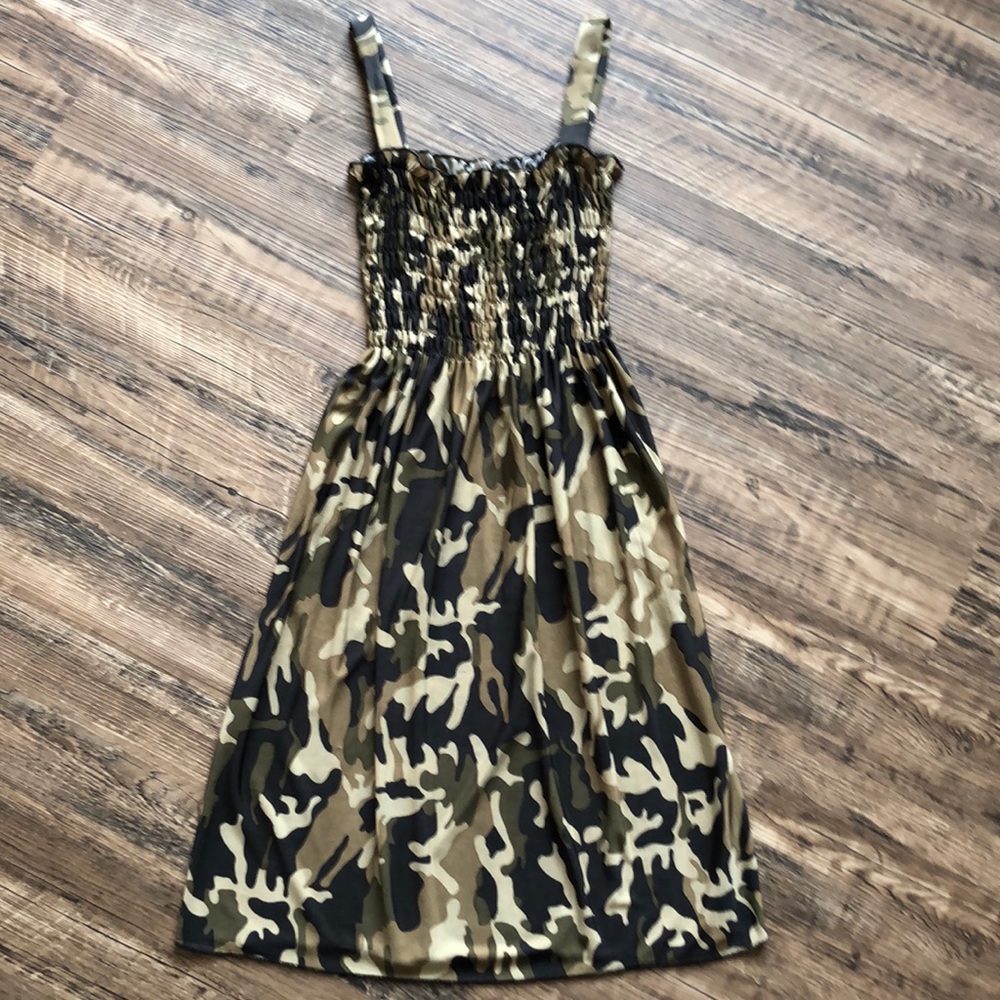 3/$25 - Guilty camo summer dress